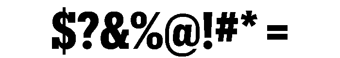 Produkt Condensed Bold Font OTHER CHARS