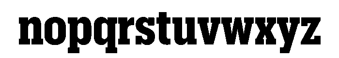 Produkt Condensed Bold Font LOWERCASE