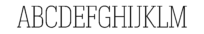 Produkt Condensed Extralight Font UPPERCASE