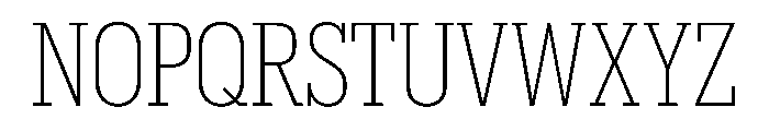 Produkt Condensed Extralight Font UPPERCASE