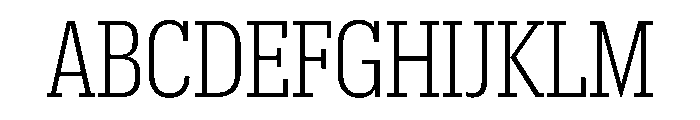 Produkt Condensed Light Font UPPERCASE