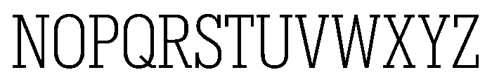Produkt Condensed Light Font UPPERCASE