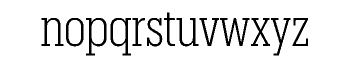 Produkt Condensed Light Font LOWERCASE