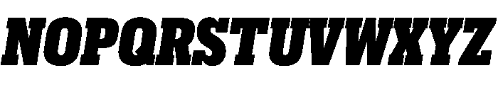 Produkt Condensed Super Italic Font UPPERCASE