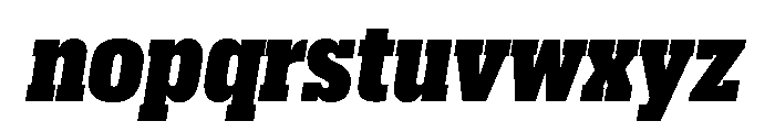 Produkt Condensed Super Italic Font LOWERCASE
