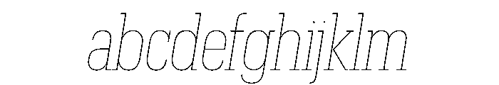 Produkt Condensed Thin Italic FONT