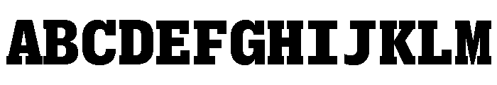 Produkt Typewriter Black Font UPPERCASE