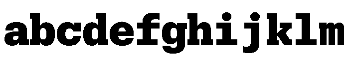 Produkt Typewriter Black FONT
