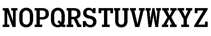 Produkt Typewriter Medium Font UPPERCASE