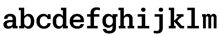 Produkt Typewriter Medium FONT