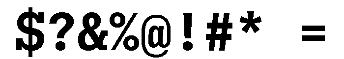 Produkt Typewriter Semibold Font OTHER CHARS