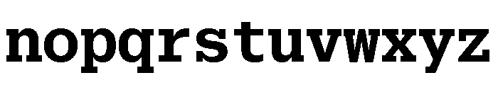 Produkt Typewriter Semibold Font LOWERCASE