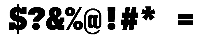 Produkt Typewriter Super Font OTHER CHARS
