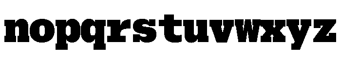 Produkt Typewriter Super Font LOWERCASE