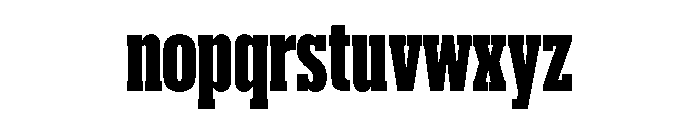 Produkt XX Condensed Black Font LOWERCASE
