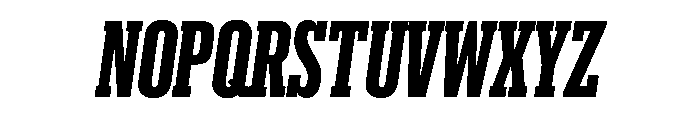 Produkt XX Condensed Bold Italic Font UPPERCASE