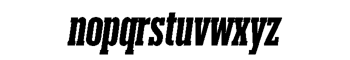 Produkt XX Condensed Bold Italic Font LOWERCASE