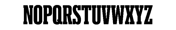 Produkt XX Condensed Bold Font UPPERCASE