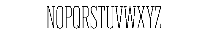 Produkt XX Condensed Extralight Font UPPERCASE