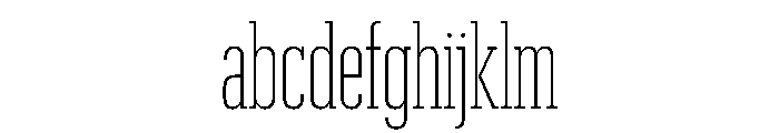 Produkt XX Condensed Extralight FONT