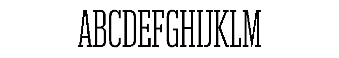 Produkt XX Condensed Light Font UPPERCASE