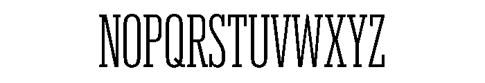 Produkt XX Condensed Light Font UPPERCASE