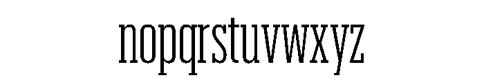 Produkt XX Condensed Light Font LOWERCASE