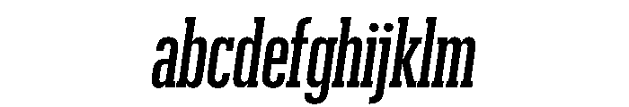 Produkt XX Condensed Medium Italic FONT