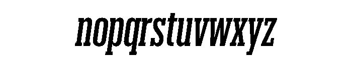 Produkt XX Condensed Medium Italic Font LOWERCASE