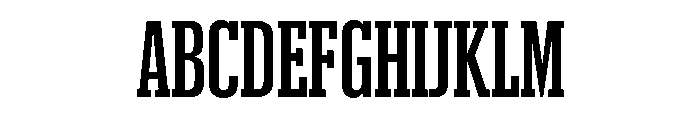 Produkt XX Condensed Medium Font UPPERCASE