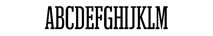 Produkt XX Condensed Regular Font UPPERCASE