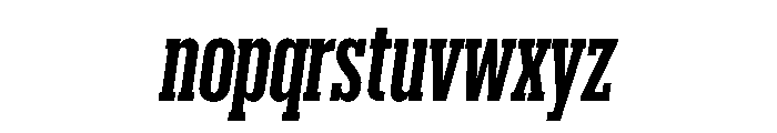 Produkt XX Condensed Semibold Italic Font LOWERCASE