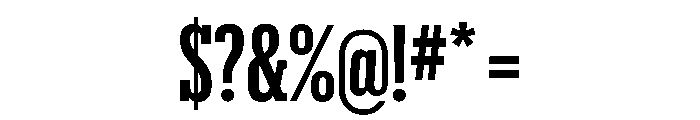 Produkt XX Condensed Semibold Font OTHER CHARS