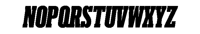 Produkt XX Condensed Super Italic Font UPPERCASE