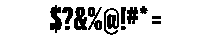 Produkt XX Condensed Super Font OTHER CHARS