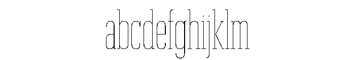 Produkt XX Condensed Thin FONT