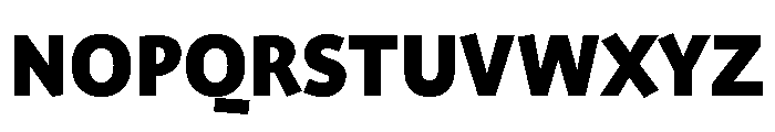 ProfileProSCTT Black Font UPPERCASE