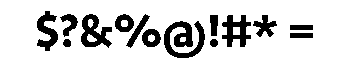 ProfileProSCTT Bold Font OTHER CHARS
