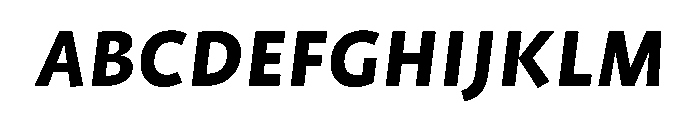 ProfileProSCTT BoldItalic FONT