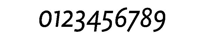 ProfileProSCTT Italic Font OTHER CHARS