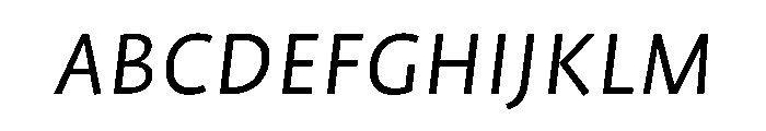 ProfileProSCTT LightItalic FONT