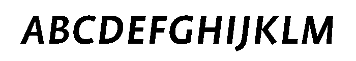 ProfileProSCTT MediumItalic FONT