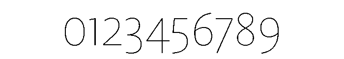ProfileProSCTT Thin Font OTHER CHARS