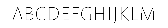 ProfileProSCTT Thin FONT