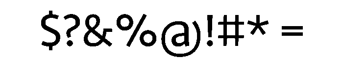 ProfileProSCTT Font OTHER CHARS