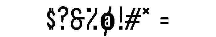 Proportional Font OTHER CHARS