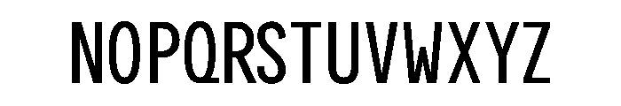 Proportional Font UPPERCASE