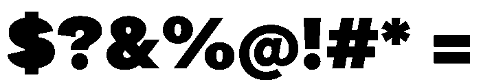 ProtestGrotesk Black Instance Font OTHER CHARS