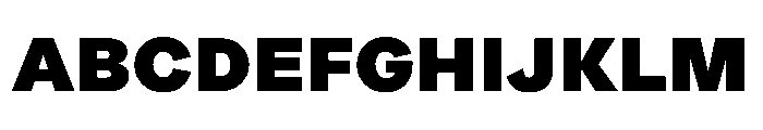 ProtestGrotesk Black Instance Font UPPERCASE