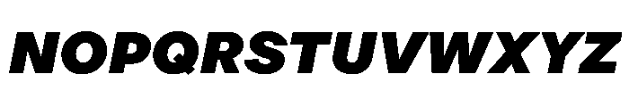 ProtestGrotesk BlackItalic Instance Font UPPERCASE
